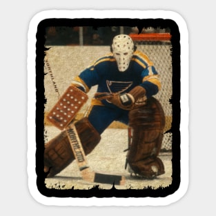 Mike Liut - St. Louis Blues, 1979 Sticker